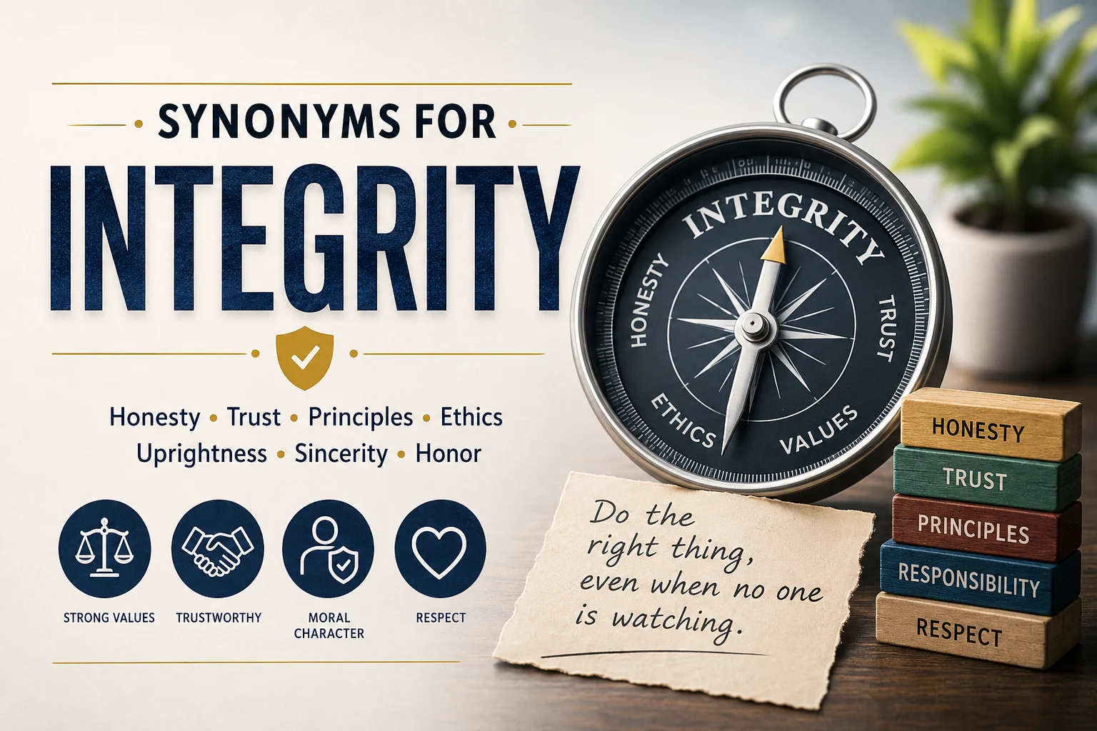 Synonyms for Integrity