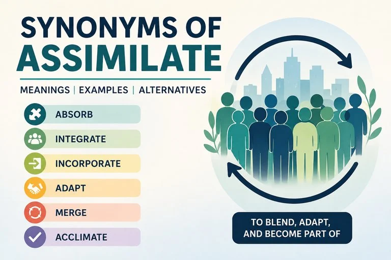 Synonyms of Assimilate