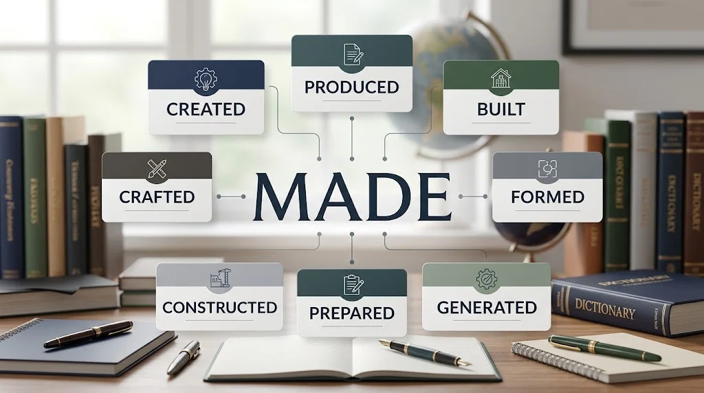 synonym of made