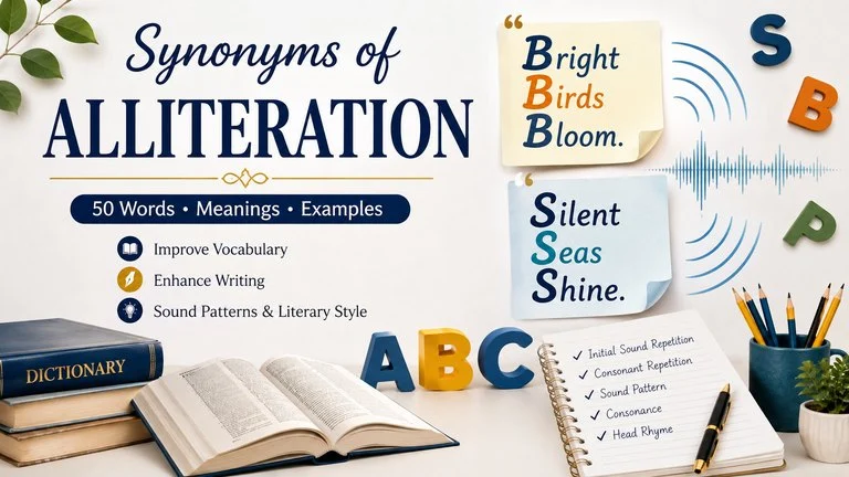 synonyms of alliteration