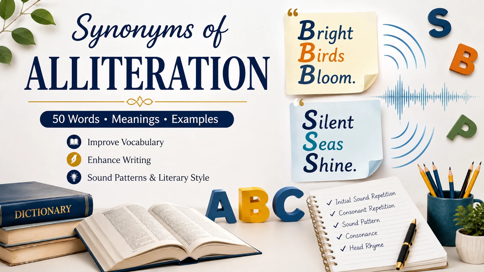 synonyms of alliteration