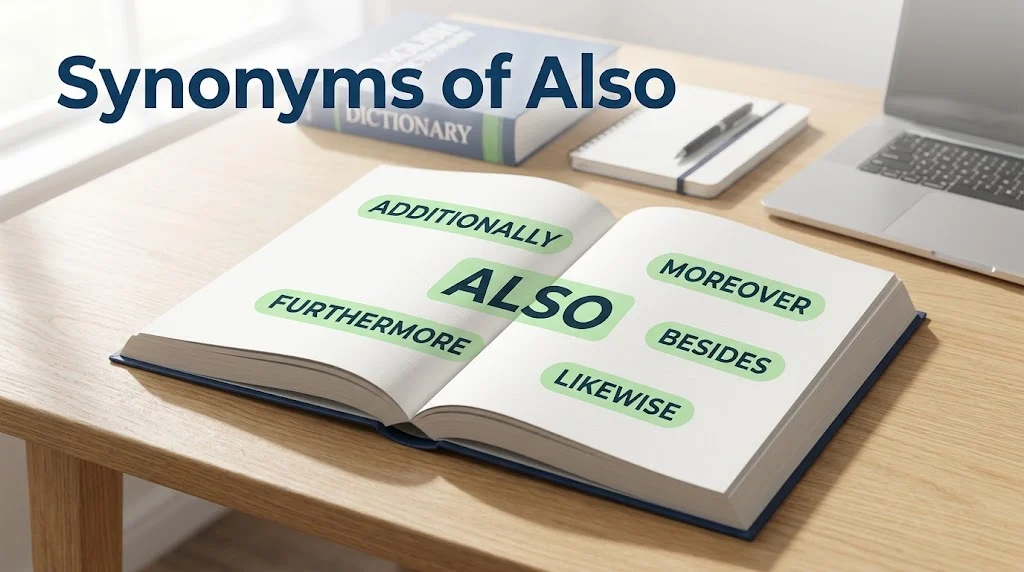 synonyms of also