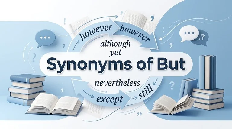synonyms of but