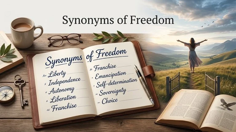 synonyms of freedom