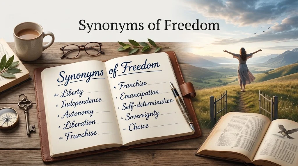 synonyms of freedom