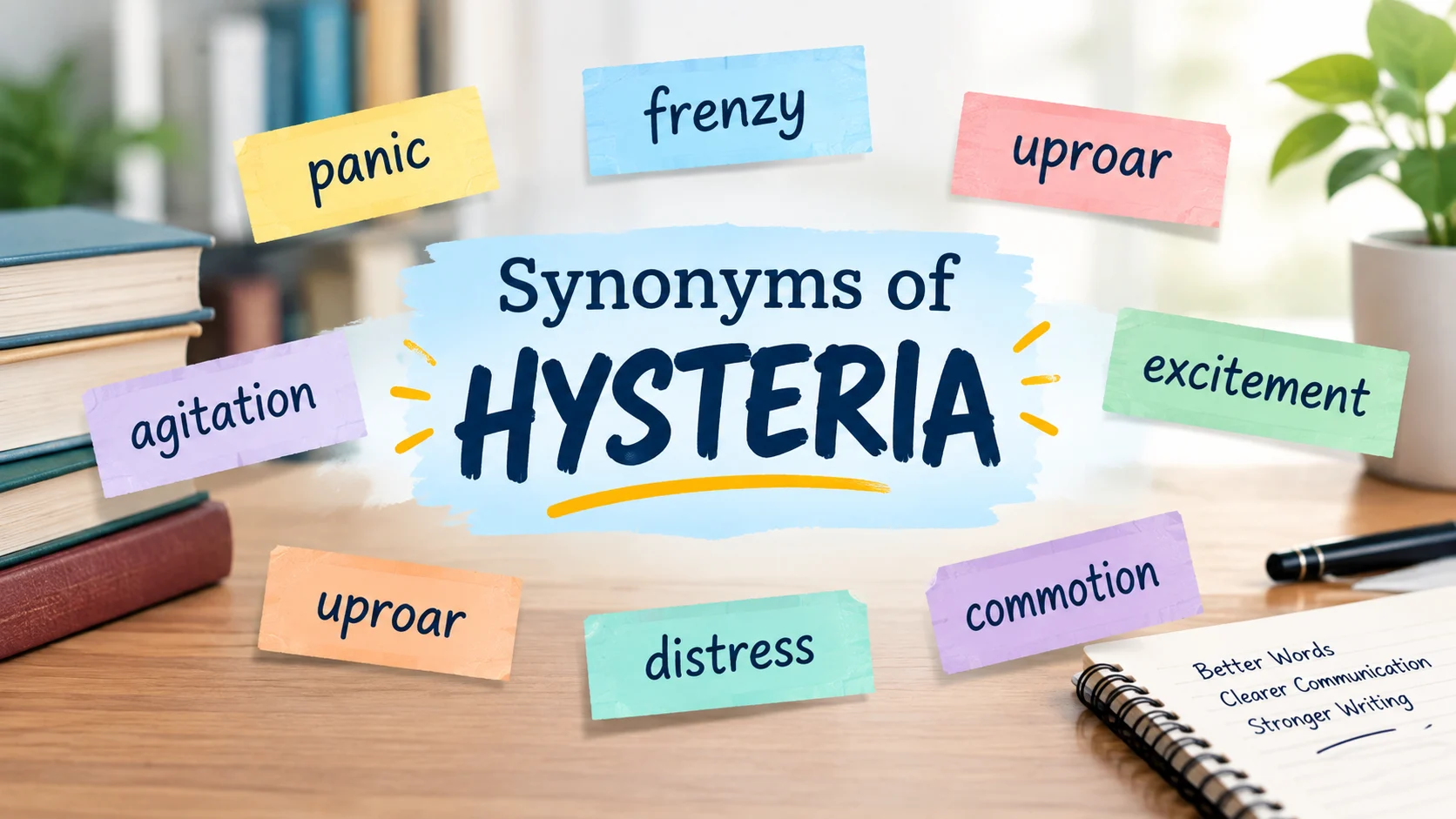synonyms of hysteria