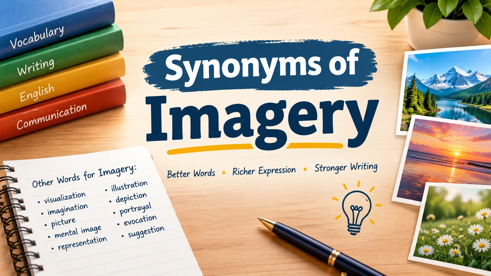 synonyms of imagery
