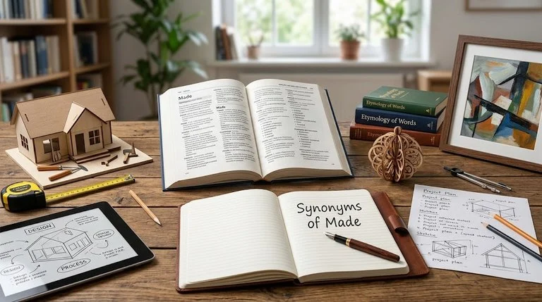 synonyms of made