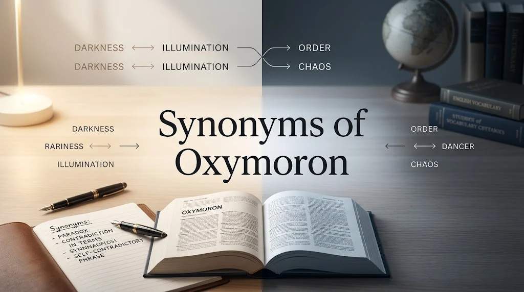 synonyms of oxymoron
