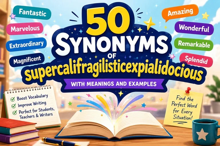 synonyms of supercalifragilisticexpialidocious