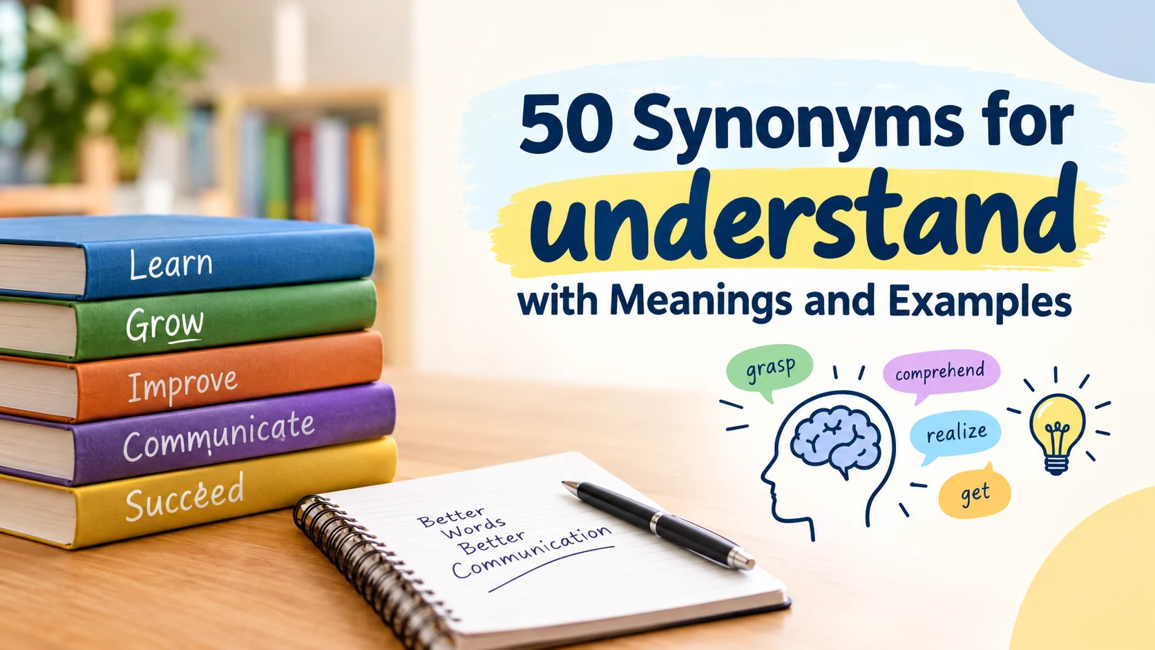 synonym of understand