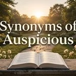 synonyms of auspicious