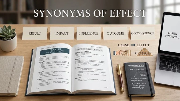 synonyms of effect