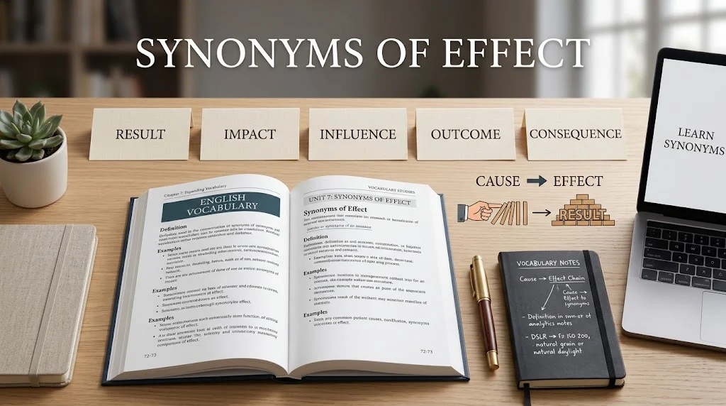 synonyms of effect