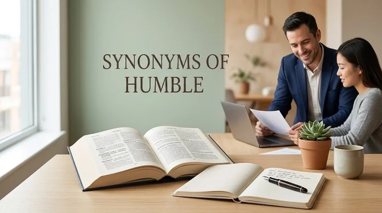 synonyms of humble