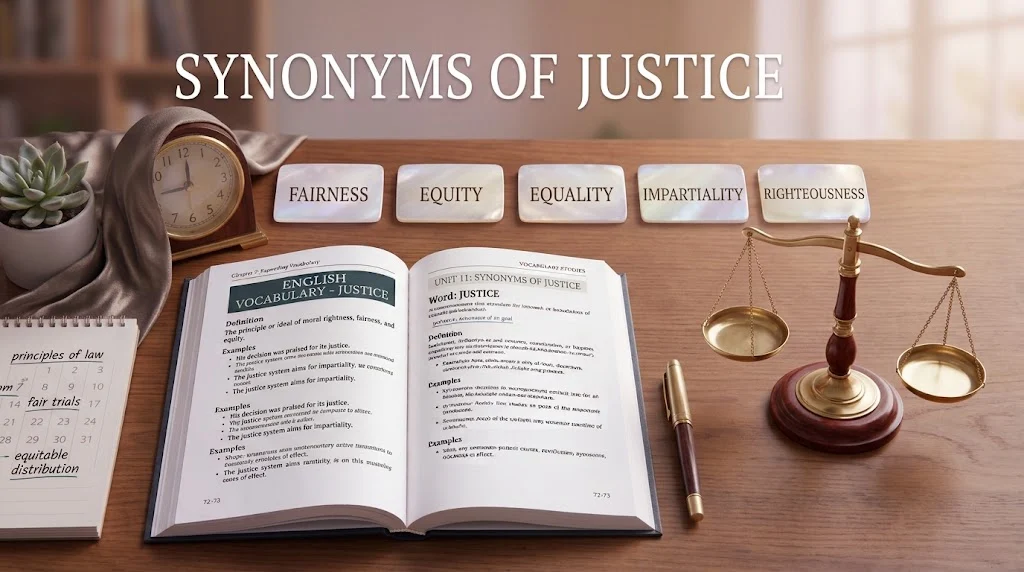 synonyms of justice