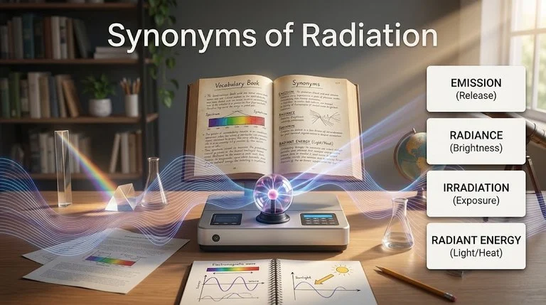 synonyms of radiation