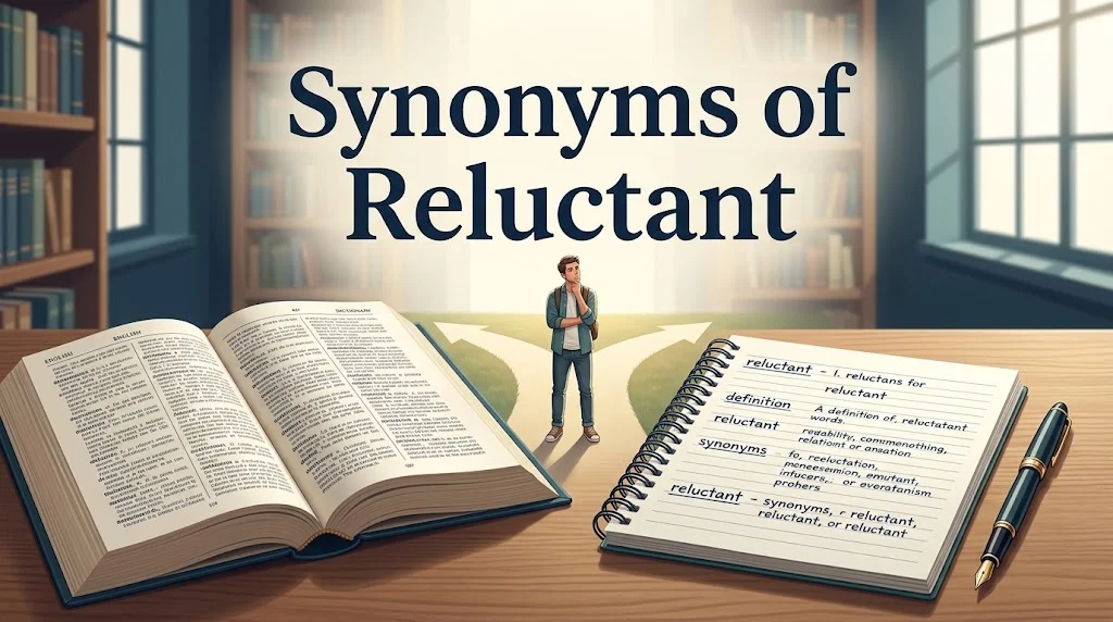 synonyms of reluctant
