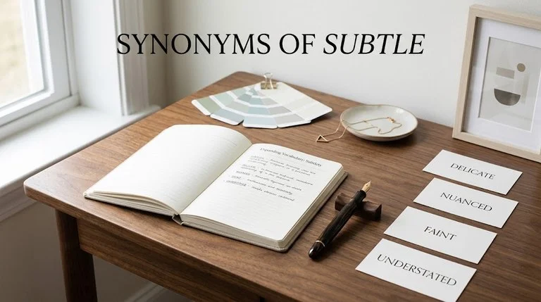 synonyms of subtle