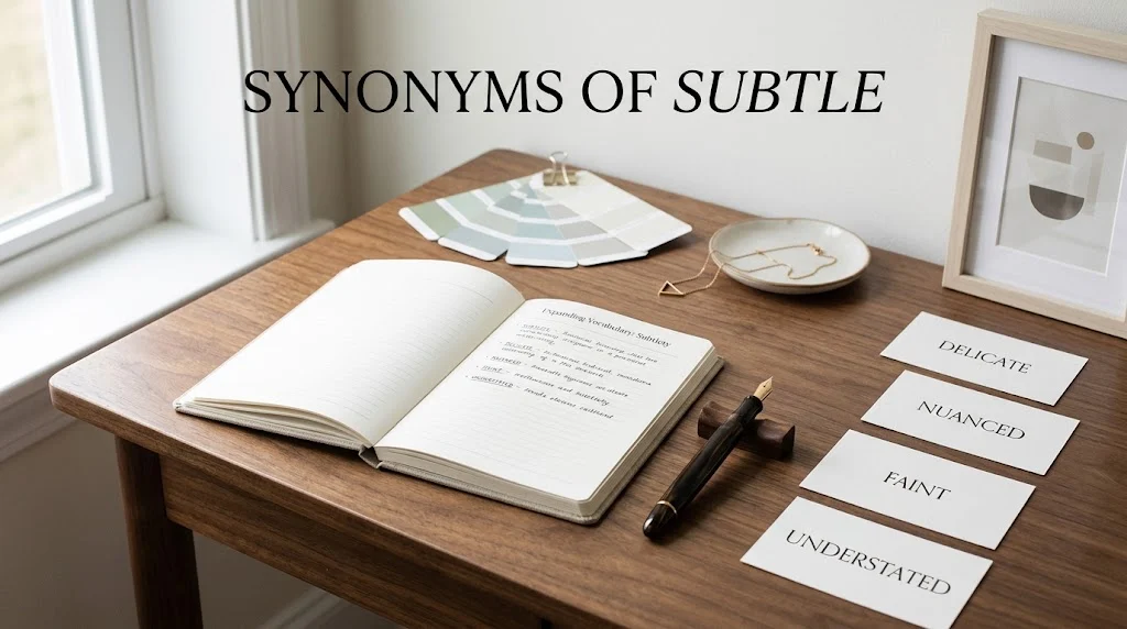 synonyms of subtle