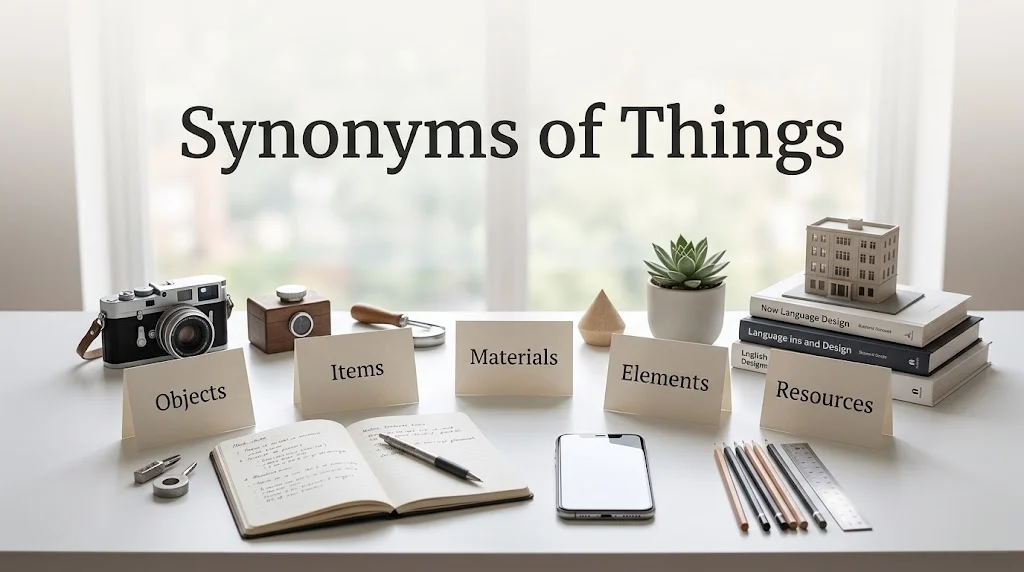 synonyms of things