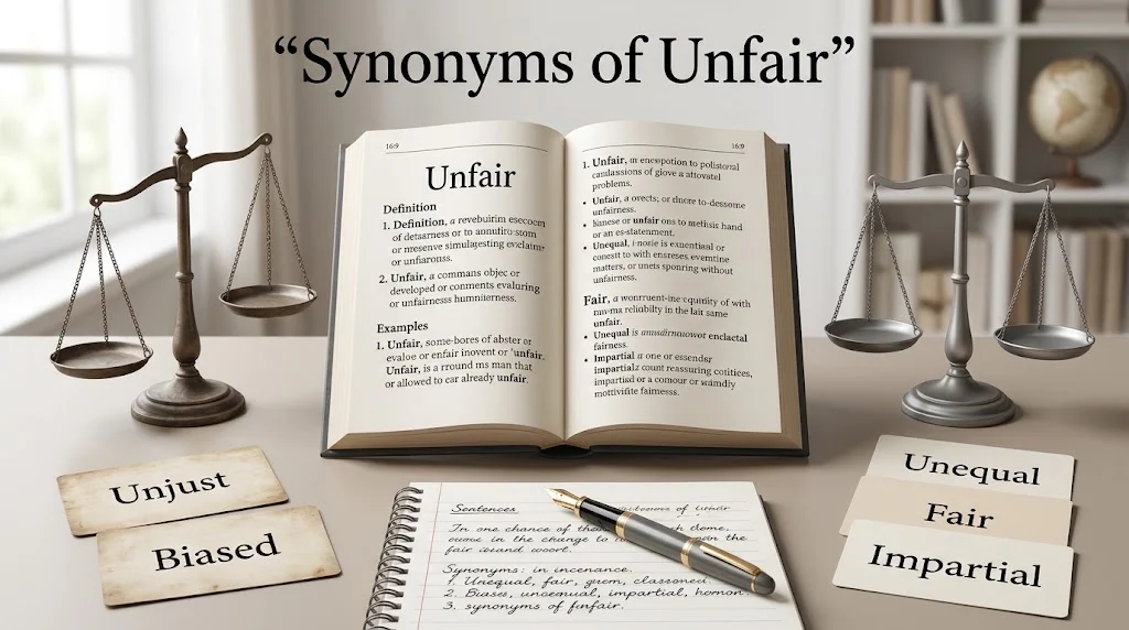 synonyms of unfair